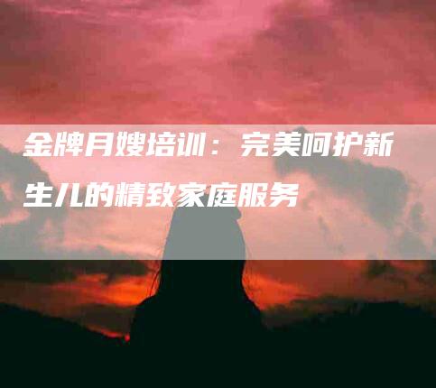 金牌月嫂培训：完美呵护新生儿的精致家庭服务-住家保姆月嫂服务_家政保洁钟点工家政服务_速上门月嫂网首页