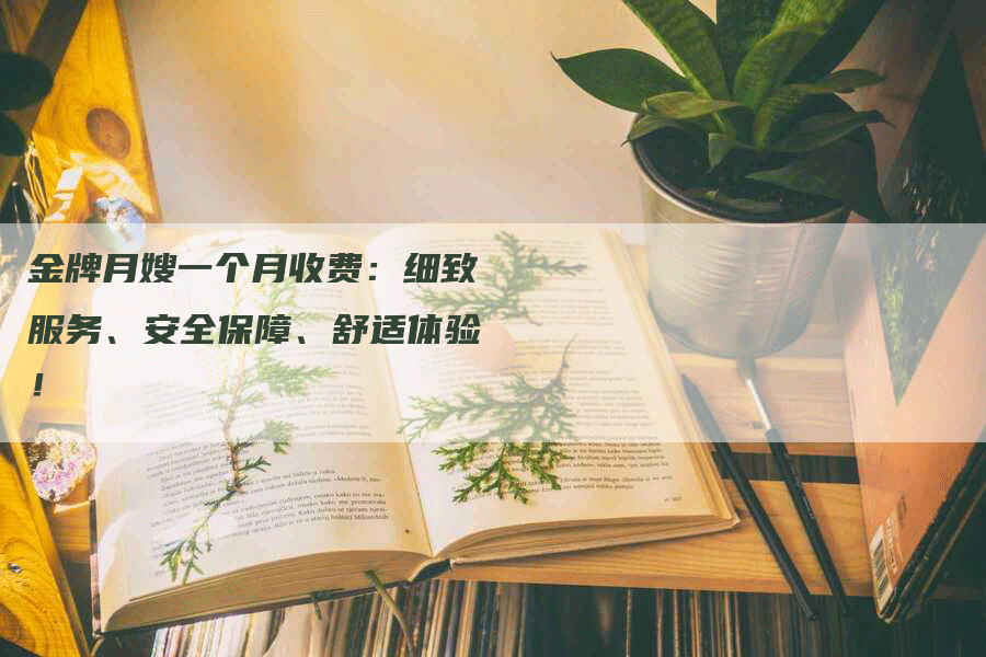 金牌月嫂一个月收费：细致服务、安全保障、舒适体验！