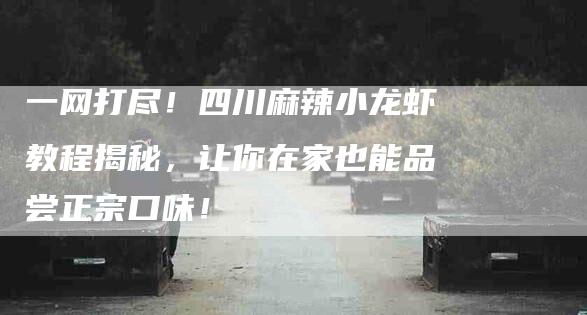 一网打尽！四川麻辣小龙虾教程揭秘，让你在家也能品尝正宗口味！-住家保姆月嫂服务_家政保洁钟点工家政服务_速上门月嫂网首页