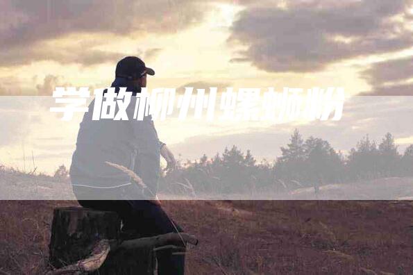 学做柳州螺蛳粉-住家保姆月嫂服务_家政保洁钟点工家政服务_速上门月嫂网首页