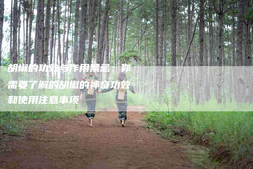 胡椒的功效与作用禁忌：你需要了解的胡椒的神奇功效和使用注意事项