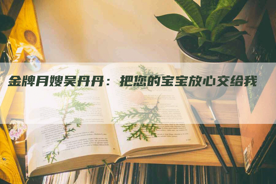 金牌月嫂吴丹丹：把您的宝宝放心交给我-速上门月嫂网