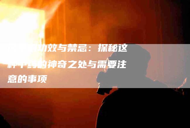 茯苓的功效与禁忌：探秘这种中药的神奇之处与需要注意的事项