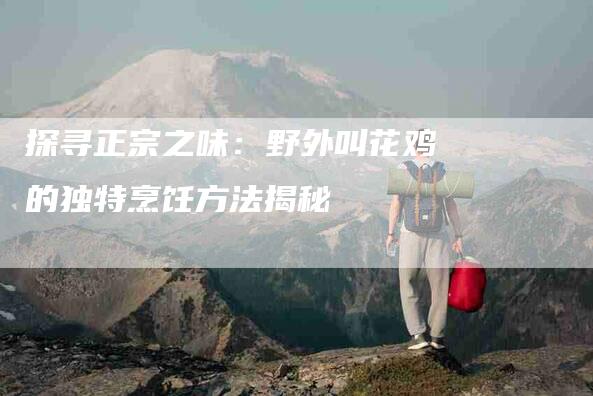 探寻正宗之味：野外叫花鸡的独特烹饪方法揭秘