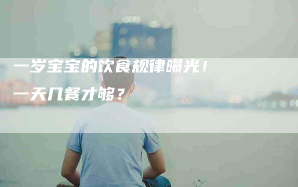 一岁宝宝的饮食规律曝光！一天几餐才够？-住家保姆月嫂服务_家政保洁钟点工家政服务_速上门月嫂网首页