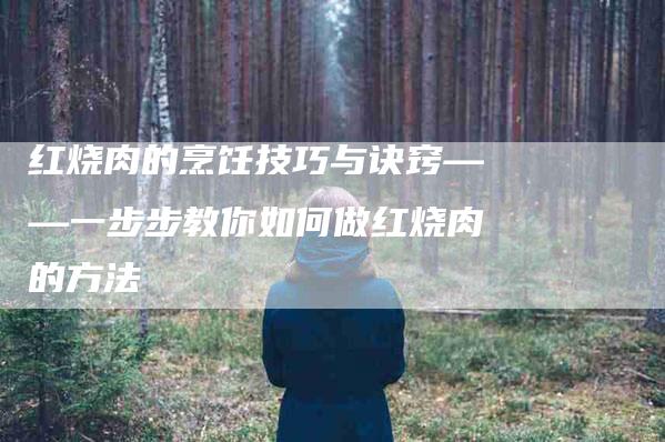 红烧肉的烹饪技巧与诀窍——一步步教你如何做红烧肉的方法-住家保姆月嫂服务_家政保洁钟点工家政服务_速上门月嫂网首页