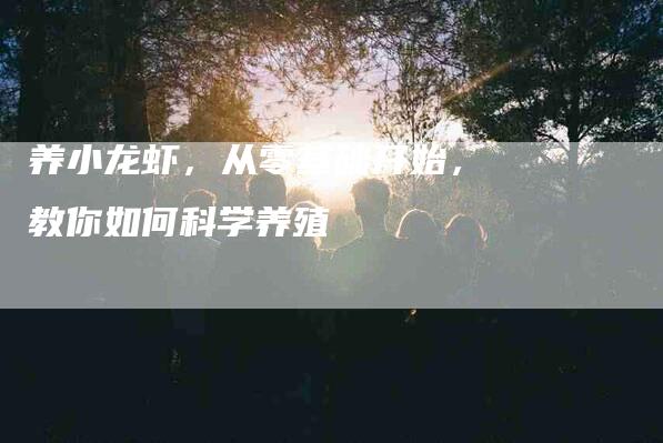 养小龙虾，从零基础开始，教你如何科学养殖-住家保姆月嫂服务_家政保洁钟点工家政服务_速上门月嫂网首页