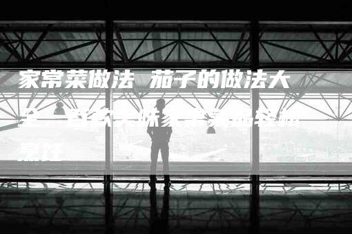 家常菜做法 茄子的做法大全，百款美味家常菜品轻松烹饪