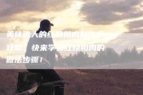 美味诱人的红烧扣肉制作全攻略，快来学习红烧扣肉的做法步骤！-住家保姆月嫂服务_家政保洁钟点工家政服务_速上门月嫂网首页