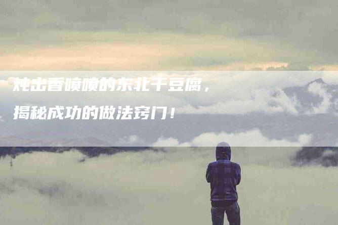 炖出香喷喷的东北干豆腐，揭秘成功的做法窍门！