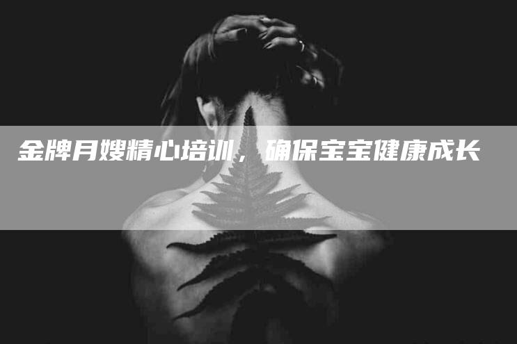 金牌月嫂精心培训，确保宝宝健康成长
