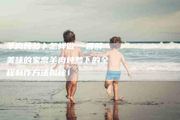 羊肉炖萝卜怎样做  香醇美味的家常羊肉炖萝卜的全程制作方法揭秘！-住家保姆月嫂服务_家政保洁钟点工家政服务_速上门月嫂网首页