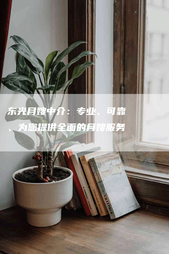 东光月嫂中介：专业、可靠、为您提供全面的月嫂服务