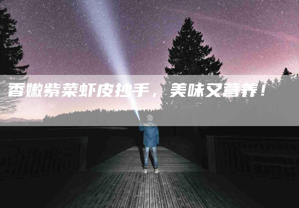 香嫩紫菜虾皮抄手，美味又营养！