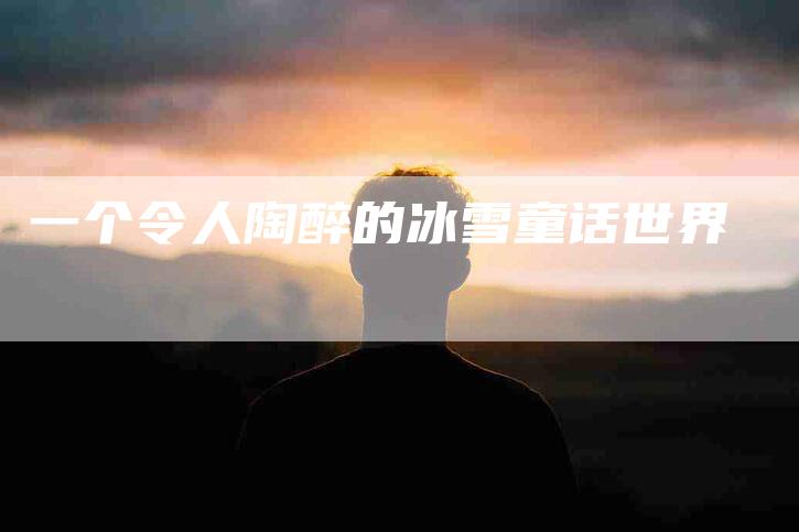 一个令人陶醉的冰雪童话世界