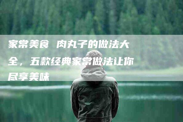 家常美食 肉丸子的做法大全，五款经典家常做法让你尽享美味-住家保姆月嫂服务_家政保洁钟点工家政服务_速上门月嫂网首页