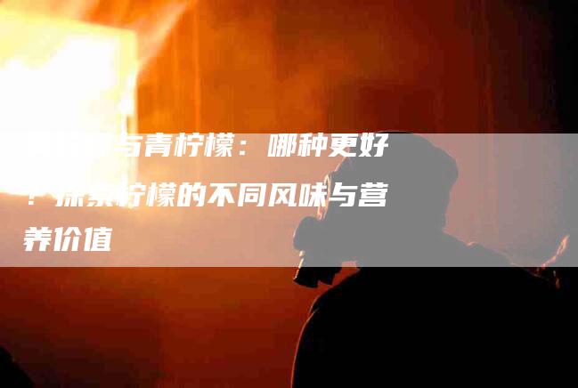 黄柠檬与青柠檬：哪种更好？探索柠檬的不同风味与营养价值-住家保姆月嫂服务_家政保洁钟点工家政服务_速上门月嫂网首页