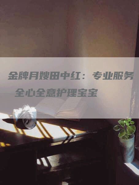 金牌月嫂田中红：专业服务 全心全意护理宝宝