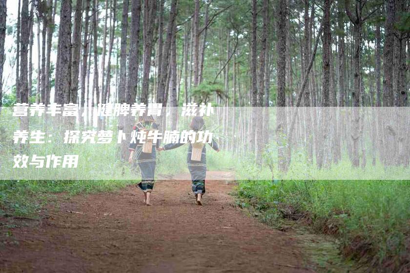 营养丰富，健脾养胃，滋补养生：探究萝卜炖牛腩的功效与作用