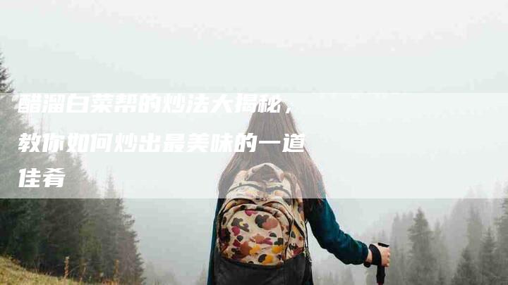 醋溜白菜帮的炒法大揭秘，教你如何炒出最美味的一道佳肴-住家保姆月嫂服务_家政保洁钟点工家政服务_速上门月嫂网首页