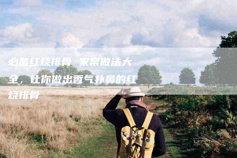 必备红烧排骨 家常做法大全，让你做出香气扑鼻的红烧排骨