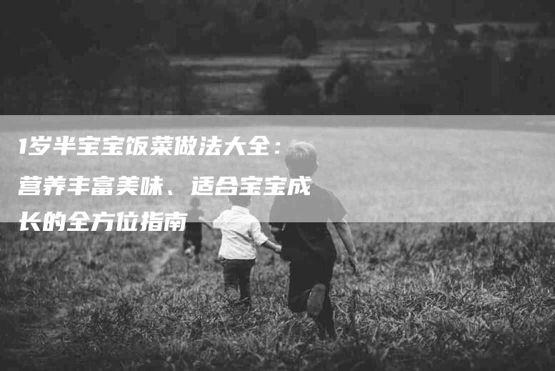 1岁半宝宝饭菜做法大全：营养丰富美味、适合宝宝成长的全方位指南-住家保姆月嫂服务_家政保洁钟点工家政服务_速上门月嫂网首页