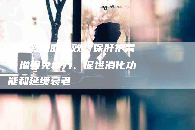 揭秘醪糟的功效：保肝护胃、增强免疫力、促进消化功能和延缓衰老