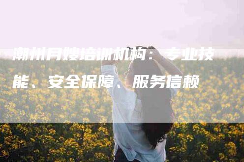 潮州月嫂培训机构：专业技能、安全保障、服务信赖