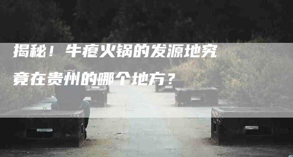 揭秘!牛瘪火锅的发源地究竟在贵州的哪个地方?-住家保姆月嫂服务_家政保洁钟点工家政服务_速上门月嫂网首页