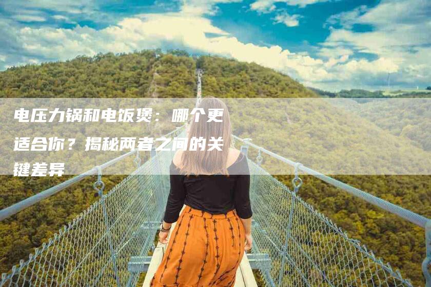 电压力锅和电饭煲：哪个更适合你？揭秘两者之间的关键差异-住家保姆月嫂服务_家政保洁钟点工家政服务_速上门月嫂网首页