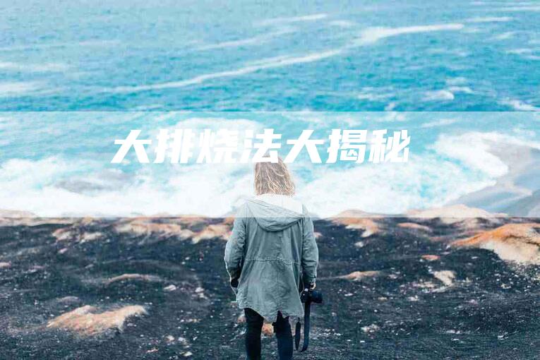 大排烧法大揭秘
