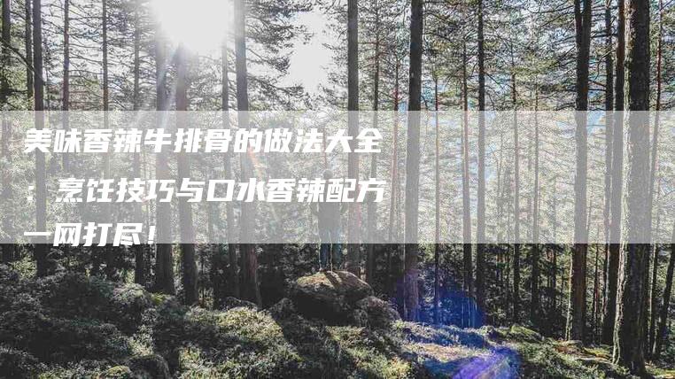 美味香辣牛排骨的做法大全：烹饪技巧与口水香辣配方一网打尽！-住家保姆月嫂服务_家政保洁钟点工家政服务_速上门月嫂网首页