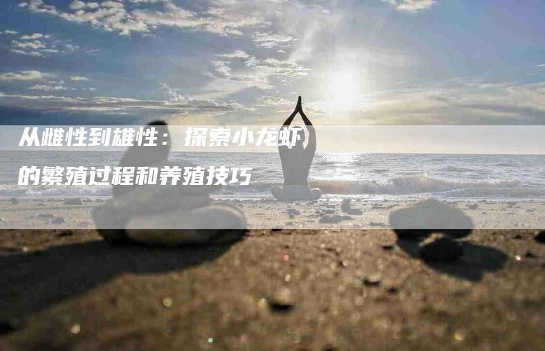 从雌性到雄性：探索小龙虾的繁殖过程和养殖技巧-住家保姆月嫂服务_家政保洁钟点工家政服务_速上门月嫂网首页