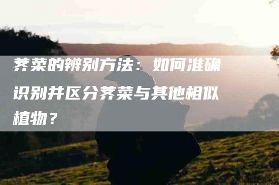 荠菜的辨别方法：如何准确识别并区分荠菜与其他相似植物？-住家保姆月嫂服务_家政保洁钟点工家政服务_速上门月嫂网首页