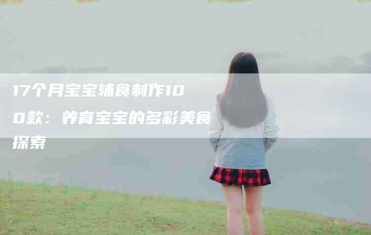 17个月宝宝辅食制作100款:养育宝宝的多彩美食探索-住家保姆月嫂服务_家政保洁钟点工家政服务_速上门月嫂网首页