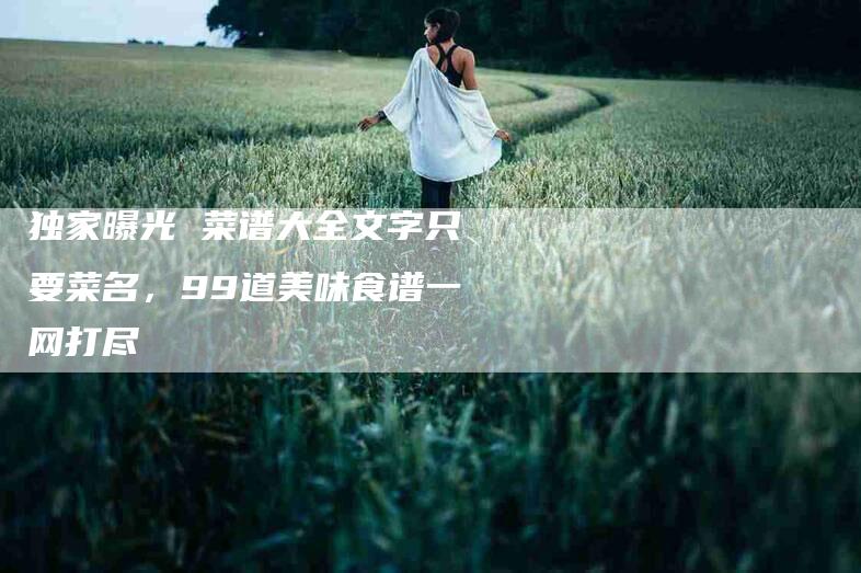 独家曝光 菜谱大全文字只要菜名，99道美味食谱一网打尽
