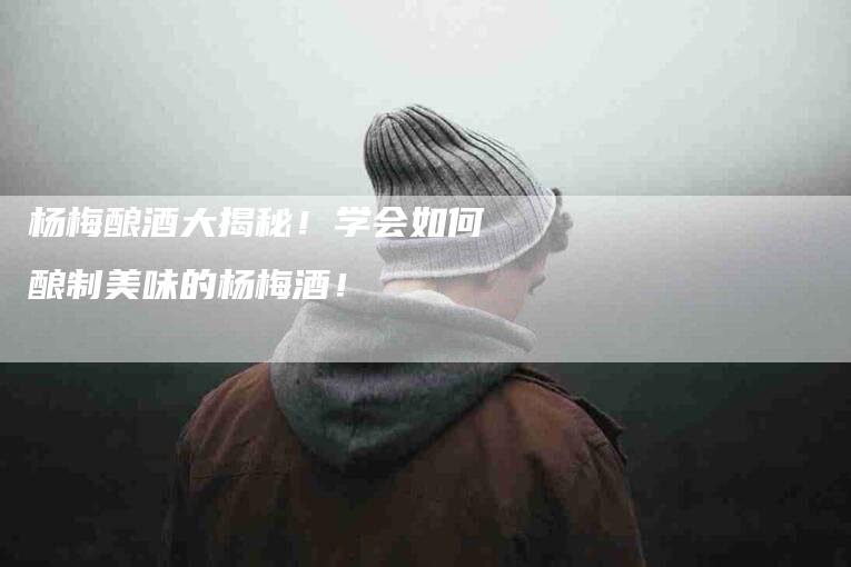 杨梅酿酒大揭秘！学会如何酿制美味的杨梅酒！-住家保姆月嫂服务_家政保洁钟点工家政服务_速上门月嫂网首页