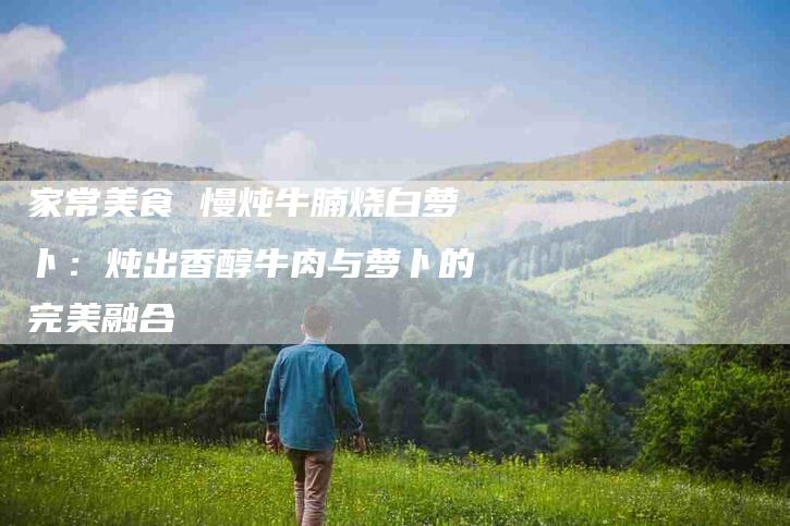 家常美食 慢炖牛腩烧白萝卜：炖出香醇牛肉与萝卜的完美融合