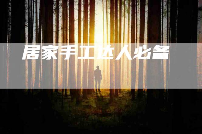 居家手工达人必备