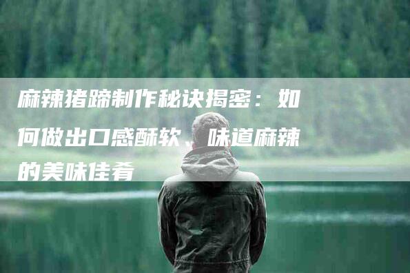 麻辣猪蹄制作秘诀揭密：如何做出口感酥软、味道麻辣的美味佳肴