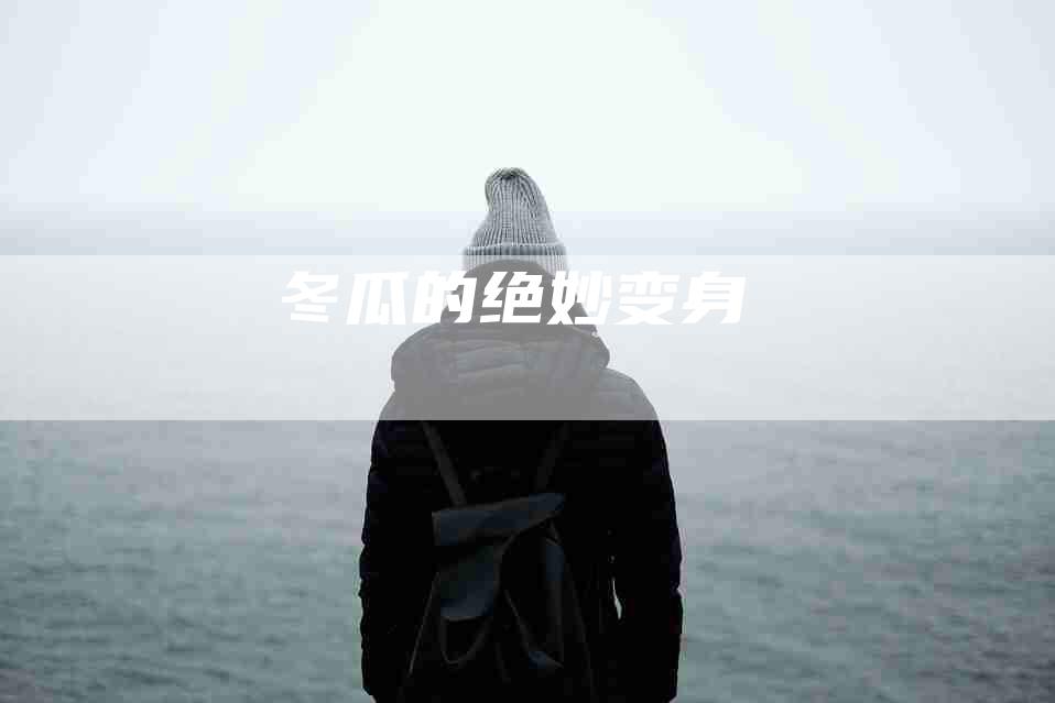 冬瓜的绝妙变身-住家保姆月嫂服务_家政保洁钟点工家政服务_速上门月嫂网首页