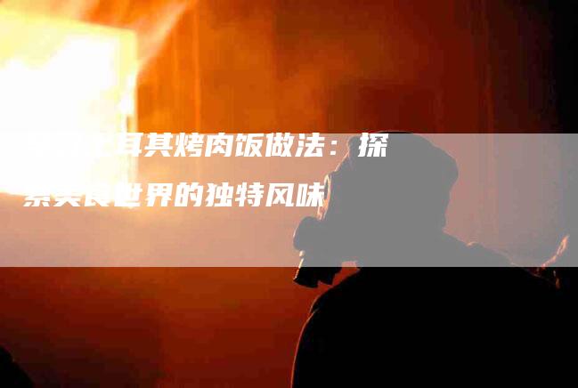 学习土耳其烤肉饭做法:探索美食世界的独特风味-住家保姆月嫂服务_家政保洁钟点工家政服务_速上门月嫂网首页