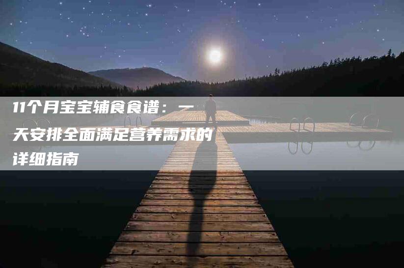 11个月宝宝辅食食谱：一天安排全面满足营养需求的详细指南-住家保姆月嫂服务_家政保洁钟点工家政服务_速上门月嫂网首页