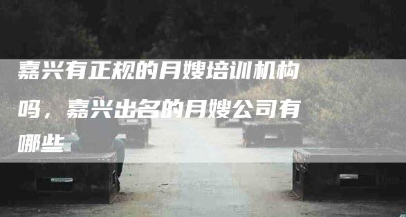 嘉兴有正规的月嫂培训机构吗，嘉兴出名的月嫂公司有哪些