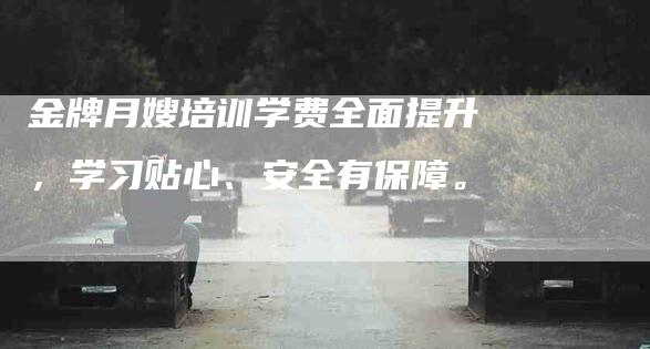 金牌月嫂培训学费全面提升，学习贴心、安全有保障。-速上门月嫂网