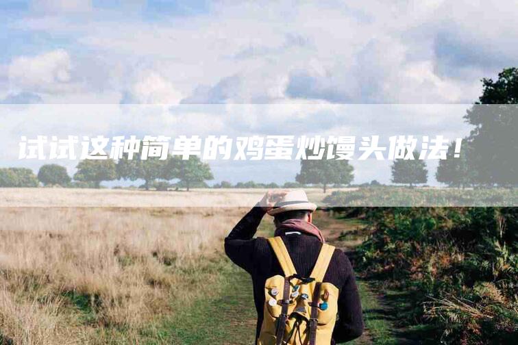 试试这种简单的鸡蛋炒馒头做法！-住家保姆月嫂服务_家政保洁钟点工家政服务_速上门月嫂网首页