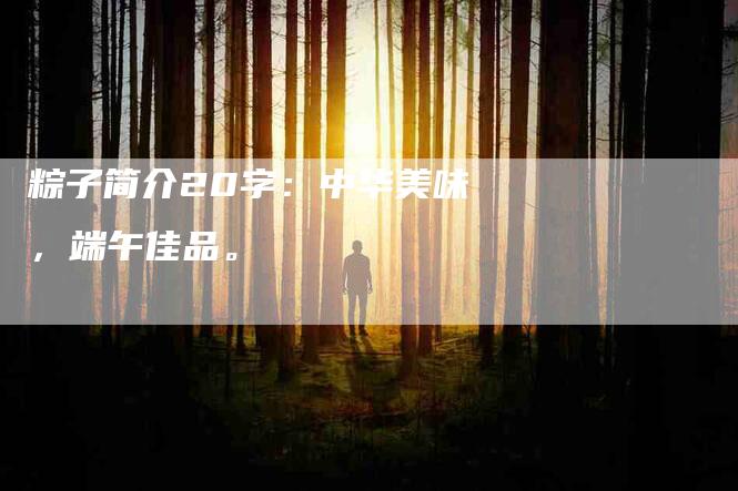 粽子简介20字：中华美味，端午佳品。-住家保姆月嫂服务_家政保洁钟点工家政服务_速上门月嫂网首页