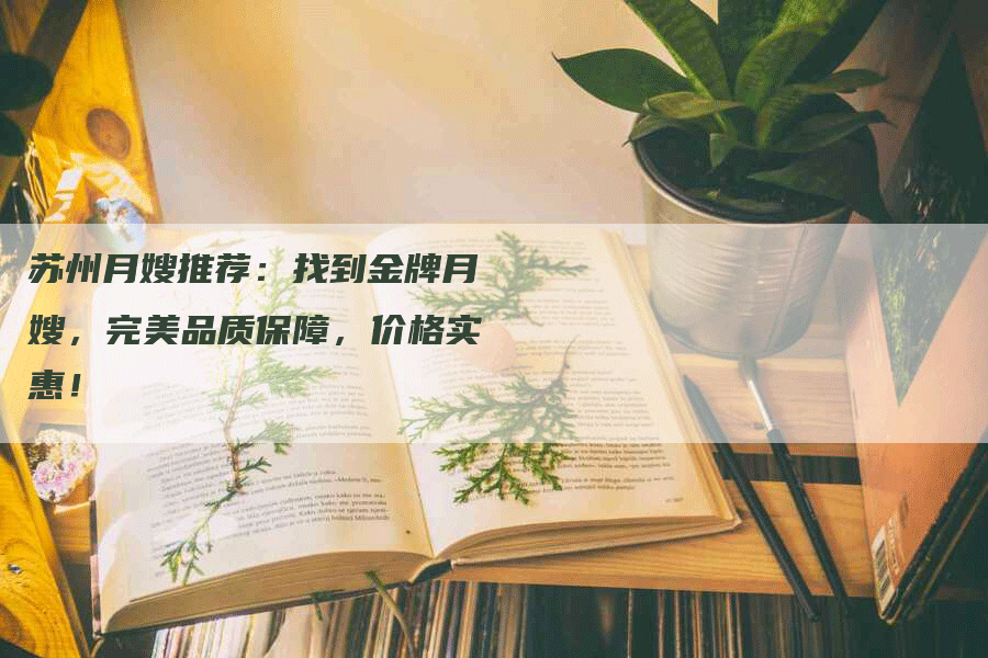 苏州月嫂推荐：找到金牌月嫂，完美品质保障，价格实惠！